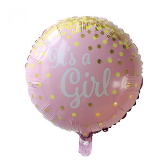 Balon okrugli It´s a girl