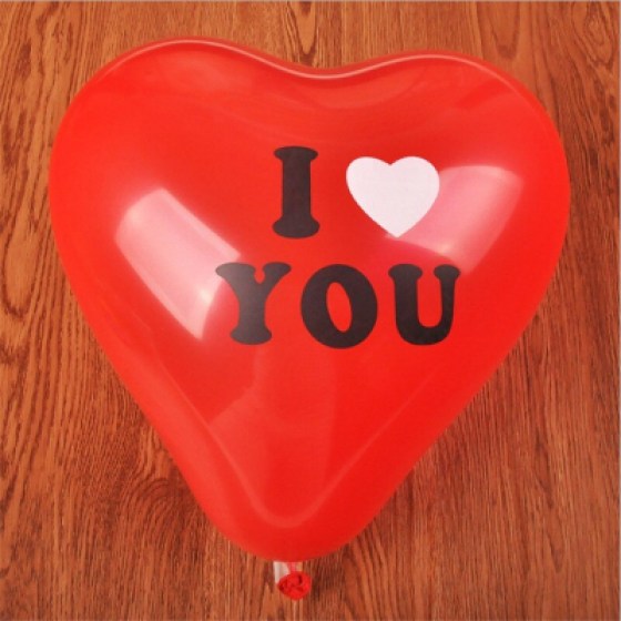 Love balon latex crveni