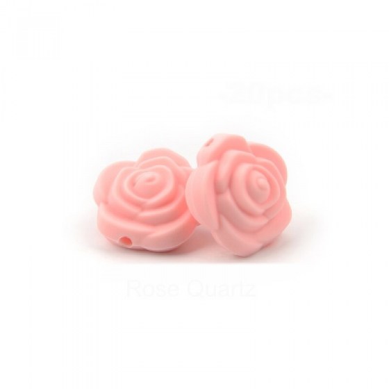 Silikonske ružice quartz roze